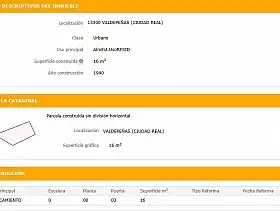 Garaje Venta Virgen de Fátima, Valdepeñas en Valdepeñas
