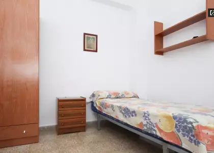 Habitación en un apartamento compartido de 15 habitaciones en alquiler en Pajaritos, ideal para mujeres y profesionales. en Granada