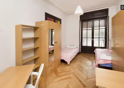 Habitación en un piso compartido de 6 habitaciones en alquiler en Arapiles. en Madrid