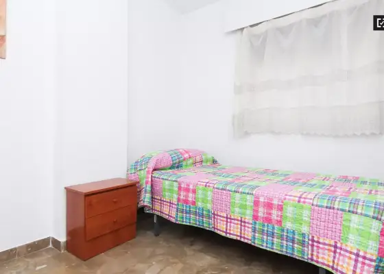 Habitación en un piso compartido de 6 habitaciones en alquiler en Plaza de Toros-Doctores-San Lázaro, ideal para mujeres. en Granada