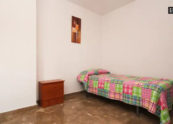 Habitación en un piso compartido de 6 habitaciones en alquiler en Plaza de Toros-Doctores-San Lázaro, ideal para mujeres. en Granada
