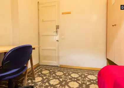 Habitación en un piso compartido de 7 habitaciones en alquiler en Gaztambide para estudiantes. en Madrid