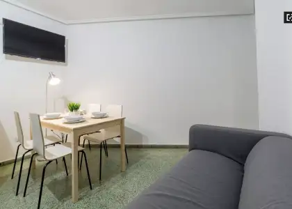 Habitación luminosa en alquiler en un apartamento de 5 dormitorios en El Pla del Real en Valencia
