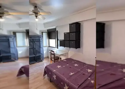 Se alquila habitación en piso de 4 habitaciones en Zaragoza en Zaragoza