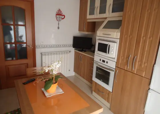 Venta de piso de tres dormitorios muy centrico, garaje y trastero totalmente amueblado en Manzanares