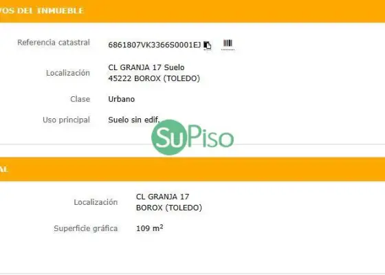 venta de terreno en Borox, Borox en Borox
