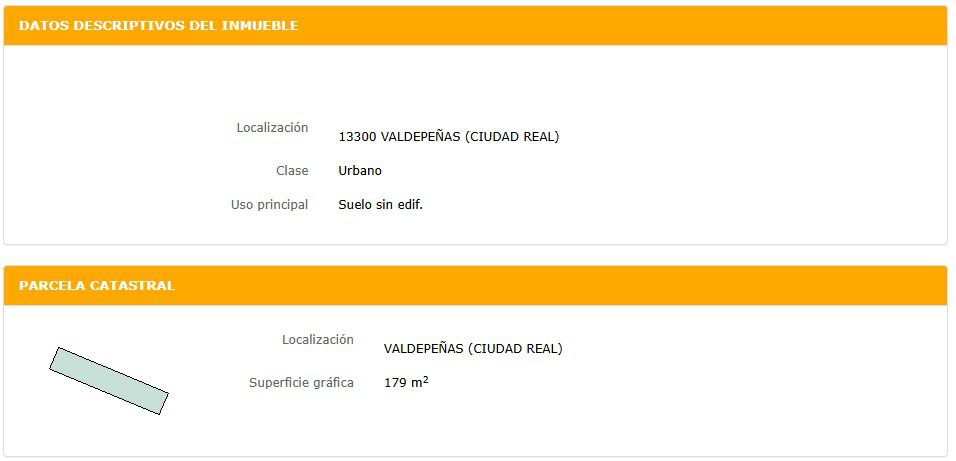 Solar en Valdepeñas, Barrio Lucero