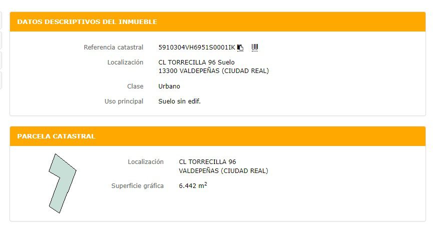 Solar en Valdepeñas, Valdepeñas